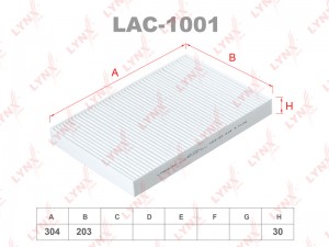 AUDI A4 [B6] (2000-2004) НЕ УГОЛЬНЫЙ LAC-1001 LYNXAUTO