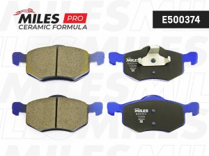 Колодки тормозные передние (Смесь CERAMIC серия PRO) FORD MAVERICK 03/MAZDA TRIB E500374 MILES
