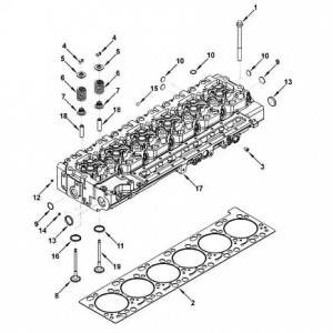 Седло клапана выпускного КАМАЗ Камминз ISLe (3968074) (Haffen) 0565 HAFFEN
