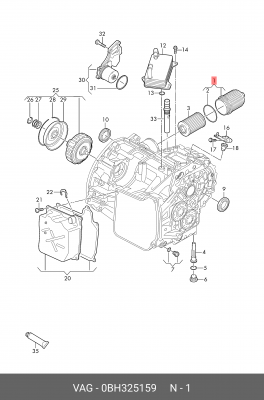 AUDI Q3 (2012>)/VW TIGUAN (2011>) АКПП 0BH 325 159 VAG