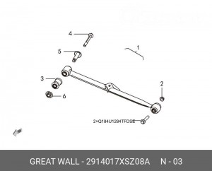 Шайба эксцентриковая 2914017XSZ08A 2914017XSZ08A GWM