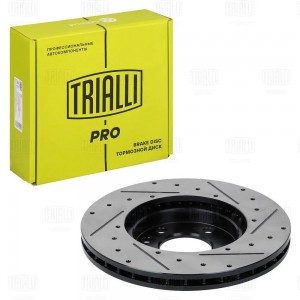 Диск торм. Opel Astra H (04-) перед. d=280, 5 отв. перф., слотир. (DF 2973s) PRO DF 2973S TRIALLI