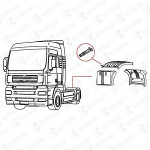 крепление крыла заднего!(р)\MAN TGA XXL/XLX/LX XXL515 COVIND