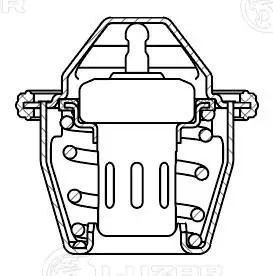 Термостат HAVAL F7,F7x (19-) LUZAR LT3017 LUZAR