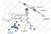 рычаг правый!\ Volvo XC90 all 03-08 57-03748-SX STELLOX