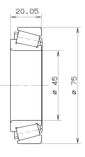 Подшипник КПП 32009.V.C12.UA 32009VC12UA NTN SNR