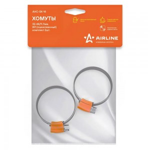 Хомуты 32-44/11,7 мм, W1 (оцинкованный), в компл. 2 шт. AHC-SK-14 AHC-SK-14 AIRLINE
