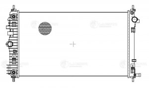 Радиатор OPEL Insignia (08-) охлаждения двигателя LUZAR LRC 21129 LUZAR