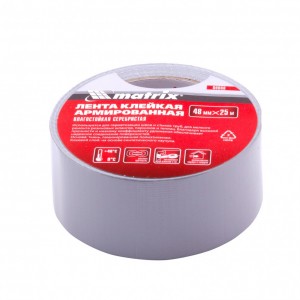 Скотч ремонтный 48cмх25м влагостойкий серый MATRIX 89068 MATRIX