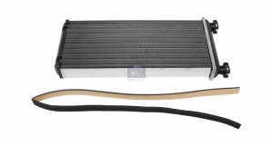 радиатор отопителя! Plastic/Aluminium 370x190x43 \MAN TGA 02--> 3.82230 DIESEL TECHNIC