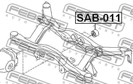 Сайлентблок SAB-011 SAB-011 FEBEST
