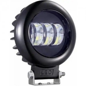 фара светодиодная! WL-430 (кругл. мет.корп., LENS, 3 LED, 45W)\ 5209 VYMPEL
