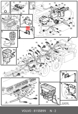 уплотнение!\ VOLVO 8155899 VOLVO