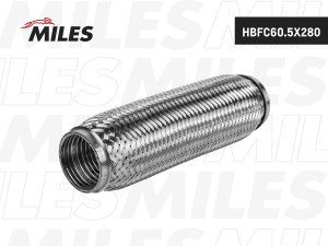 Труба гофрированная (гофра) внутренним металлорукавом 60.5X280 HBFC60.5X280 HBFC60.5X280 MILES