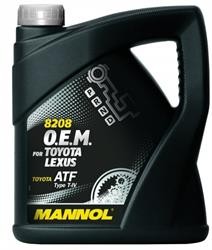 Масло трансмиссионное синтетическое 8208 ATF T-IV 4л 3041 MANNOL