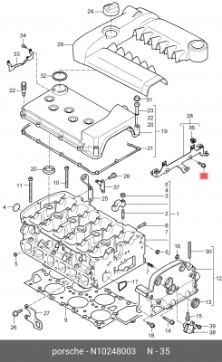 БОЛТ / ZYL.SCHRAU N10248003 N 102 480 03 VAG