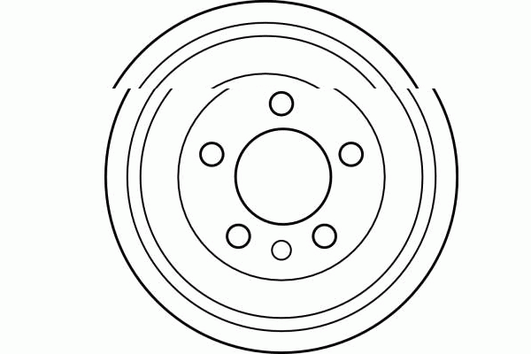 Барабан тормозной VW POLO SEDAN (2010- ), SKODA FABIA I-II DB4299 DB4299 TRW