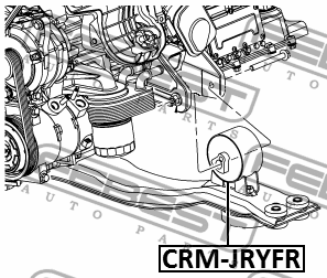 подушка двигателя передняя!\ Dodge Journey 09-12 CRM-JRYFR FEBEST