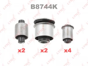 Комплект сайлентблоков рычагов задней подвески B8744K LYNXAUTO