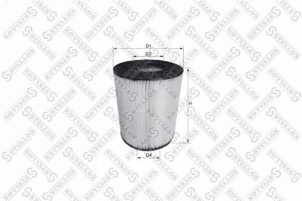 фильтр воздушный ! \DAF F95xF 81-21027-SX STELLOX