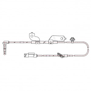 Датчик ABS для а/м Mitsubishi Outlander (12-)/Lancer X (07-) (-2016) перед. лев. VSABS1101 START VOLT