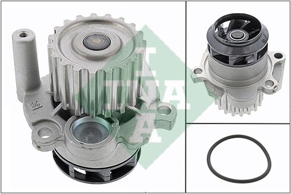 Насос водяной VW CADDY III, GOLF V, TRANSPORTER V, PASSAT (3C) 1.9TDI 538005410 538 0054 10 INA
