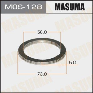 кольцо глушителя уплотнительное!(м) 56x73\ MOS-128 MASUMA