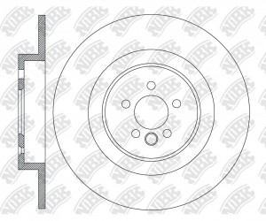 Диск тормозной CHERY EXEED TXL задний (1шт.) NIBK RN2560 NIBK