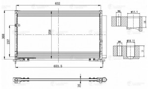 Радиатор кондиционера HONDA Civic (06-12) LUZAR LRAC 2302 LUZAR