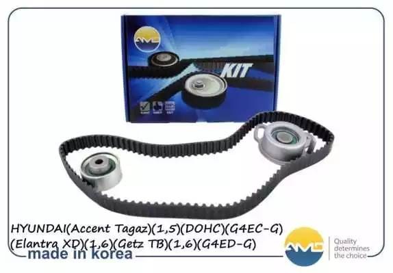 Комплект ГРМ (ремень ГРМ +два ролика) HYUNDAI Accent Tagaz, 1,5, DOHC, G4EC-G, E AMD.KITBR6 AMD