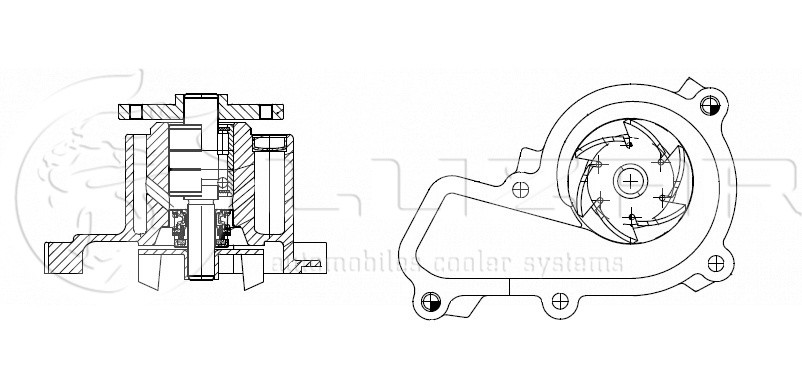 HYUNDAI ELANTRA (2011>)/KIA SOUL (2009-2014) LWP08E20 LUZAR