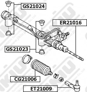 Втулка рулевой рейки TOYOTA LAND CRUISER 120 GS21023 GS21023 JIKIU