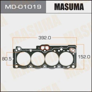 прокладка головки блока!\ Toyota Carina/Corolla 5AFE 90-92 MD-01019 MASUMA