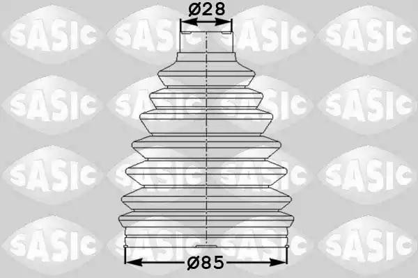 Пыльник ШРУСа внешний RENAULT MEGANE III, DUSTER 1.5dCi 1904040 1904040 SASIC