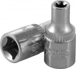 головка торцевая! 1/4''DR, внешний TORX, Е8\ S06H208 JONNESWAY