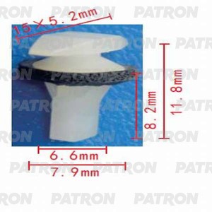 КРЕПЛЕНИЕ УПЛОТНИТЕЛЬНОЙ РЕЗИНКИ MAZDA 121/ 323/ 626/ MPV / RX-8 P370140 PATRON