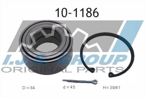 к-кт подшипника ступ. пер!\ Hyundai Sonata/XG 2.0/2.5/2.7/3.0/3.5 98> 101186 IJS GROUP