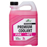 Антифриз готовый LIVCAR PREMIUM COOLANT PINK -40 2л LCA40-002P LCA40002P LIVCAR