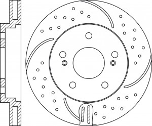 Диск тормозной MITSUBISHI Lancer (03-) передний (1шт.) NIBK RN1365DSET NIBK