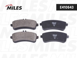 Колодки тормозные задние (Смесь Low-Metallic) MERCEDES-BENZ W222 13- (TRW GDB207 E410643 MILES