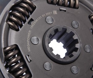 Диск сцепления МАЗ-5336,5516,6303,5551 (395WGTZ 1 3/4"-10N) (аналог SACHS) MEGAP 160-12-010 MEGA POWER