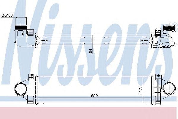 интеркулер!\ Land Rover Freelander 2.2TD 06> 96383 NISSENS