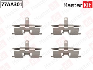 Комплект установочный тормозных колодок Chevrolet LACETTI (J200) 2003 - 77AA301 77AA301 MASTER KIT