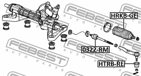 HONDA CR-V (2012>) 0322-RM FEBEST