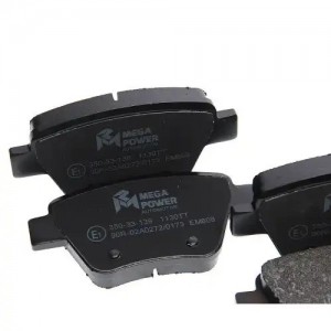 Колодки тормозные VW Golf (99-) AUDI A3 (03-12) SKODA Octavia (04-) задние (4шт. 350-33-139 MEGA POWER