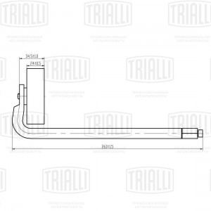 Ролик приводного ремня SKODA Fabia (01-03) натяжителя TRIALLI CM 5309 TRIALLI