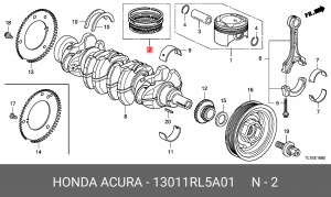 кольцо 13011RL5A01 13011RL5A01 HONDA