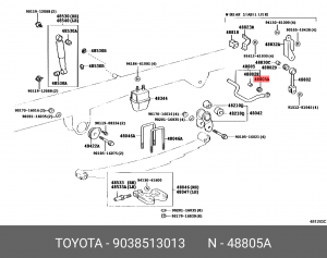 LAND CRUISER (200) (2008>) 90385-13013 TOYOTA