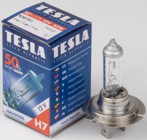 лампа! H7,12V,55W,PX26d +50% мощности света галогенная\ B30701 TESLA