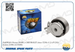 Ролик ремня ГРМ натяжной DAEWOO Nexia, SOHC, CHEVROLET Aveo T250, 1,2, F12S3, La AMD.99401 AMD
